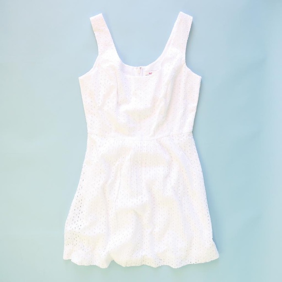 Vineyard Vines Eyelet Fit And Flare Dress - Picture 2 of 7